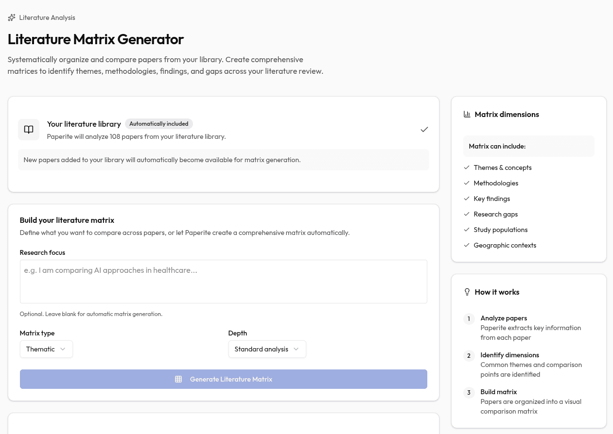 literature-matrix-generator